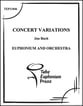 Concert Variations Orchestra sheet music cover